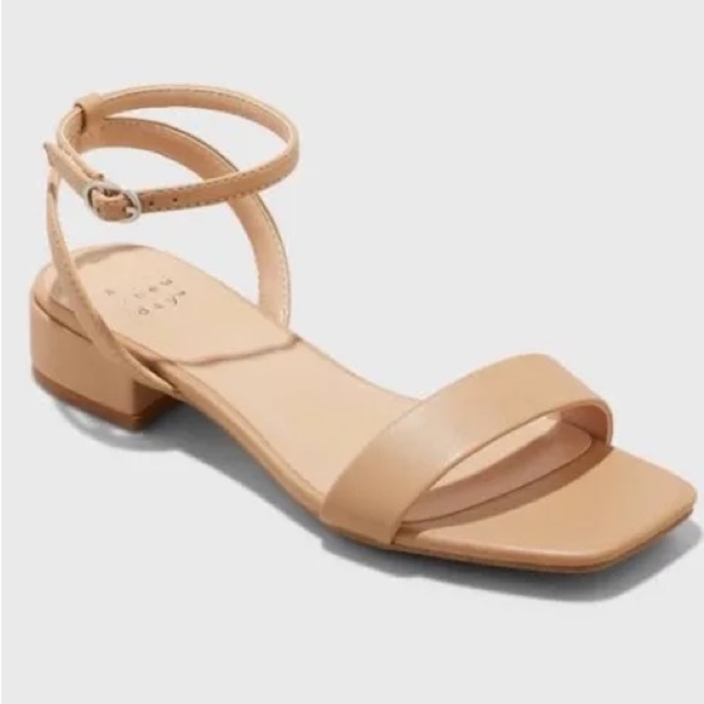 Women's Delores Ankle Strap
Sandals - A New Day Tan new